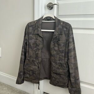 Camo utility jacket